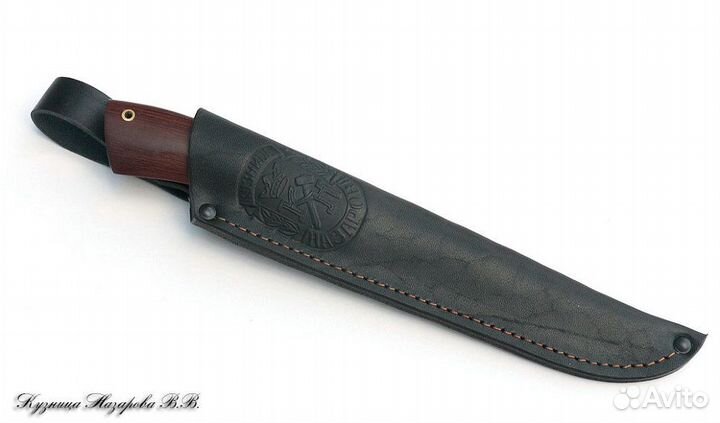 Нож Кардинал 2 D2 коричневый граб