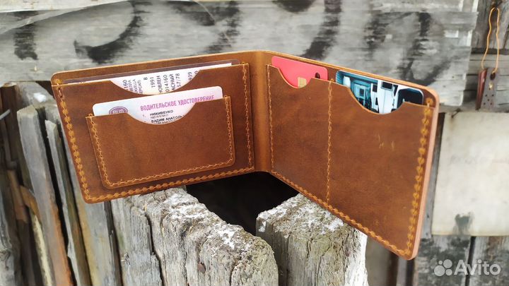 Кожаное портмоне