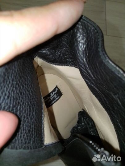 Ботильоны натуральная кожа 39 40