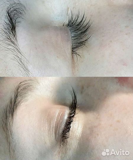 Ламинирование Ботокс Вельвет ресниц