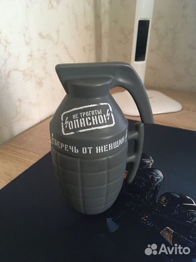 Кружка в виде гранаты