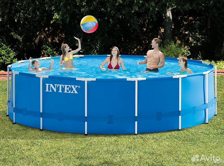 Каркасный бассейн Intex 28242, 4.57х1.22 м