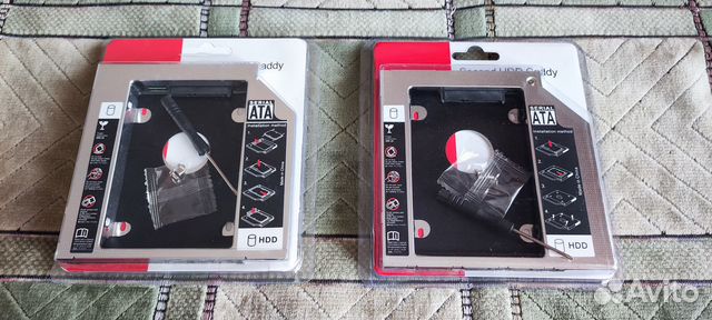 Адаптер (Optibay) для установки HDD/SSD в ноутбук