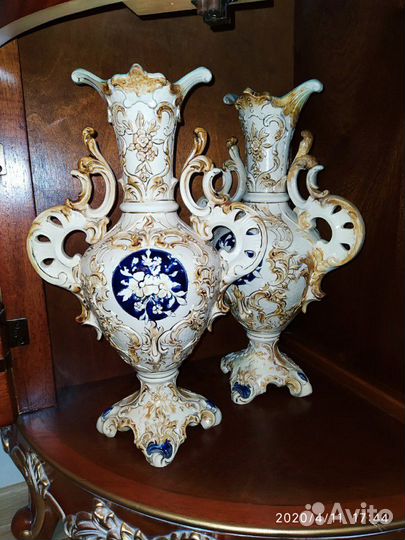 Старинные Вазы майолика