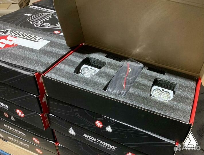 Зеркала с встроенным светом baja Assault Maverick