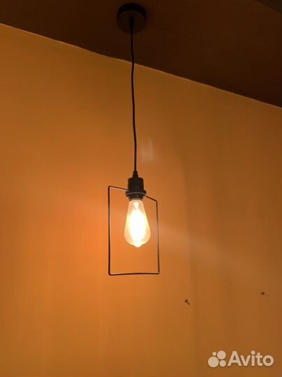 Подвесной светильник в стиле лофт