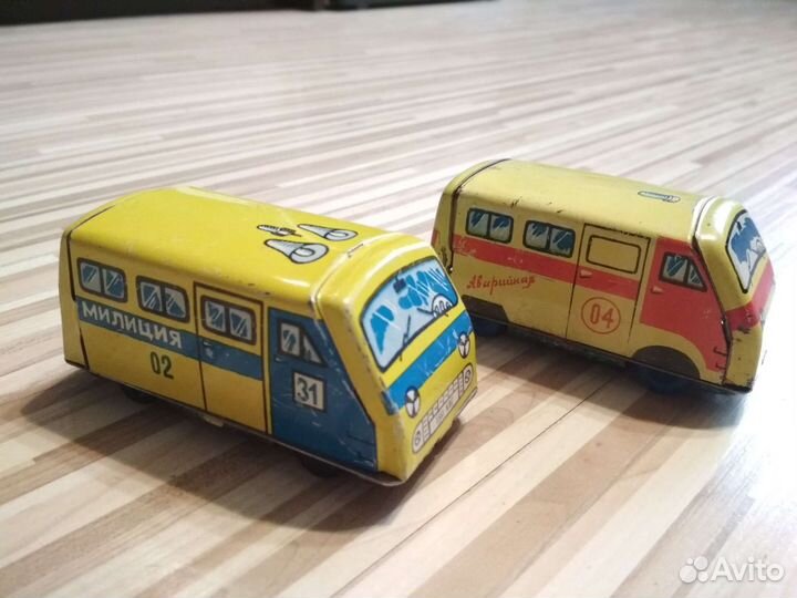 Машинки жестяные СССР