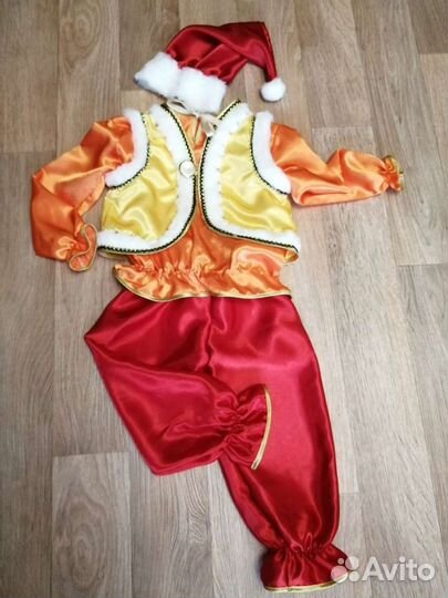 Новогодний костюм для мальчика гномик