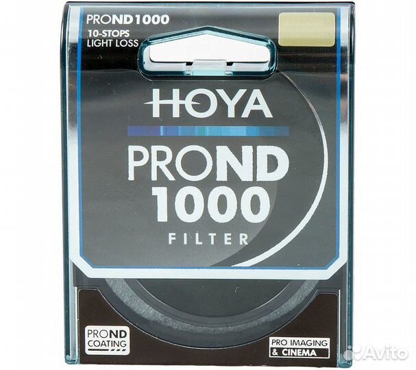 Нейтрально серый фильтр Hoya ND1000 PRO 82mm