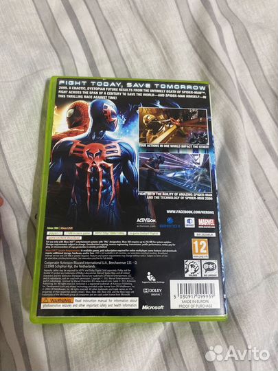 Spider-man:edge of time xbox 360