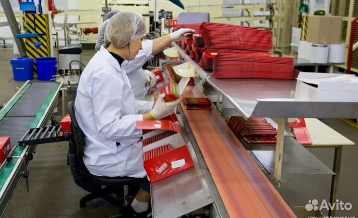 Вахта в Москве - Упаковщик батончиков, 15/20/30