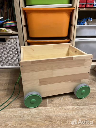 Тележка для игрушек IKEA флисат