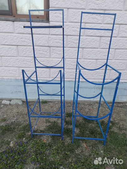 Стойка на 3 бочки (ведра) с моторным маслом 20 л