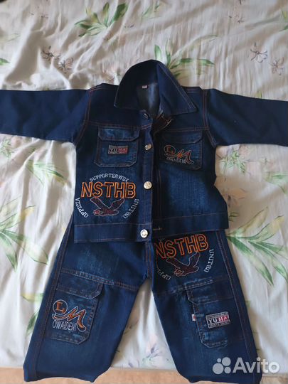 Костюм на мальчика джинсовый