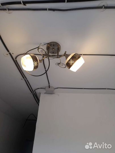 Люстра потолочная бу