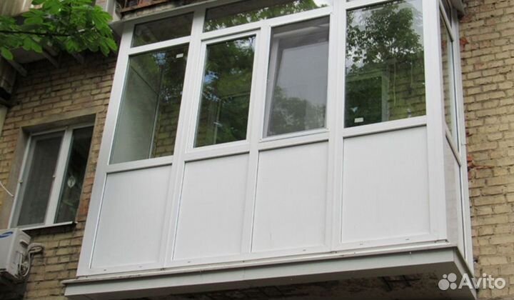 Окна на балкон распашное