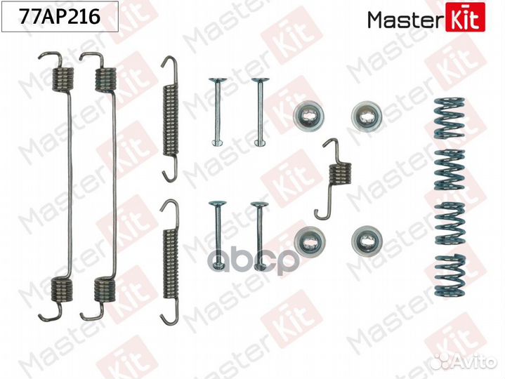 Комплект установочный барабанных колодок Renault