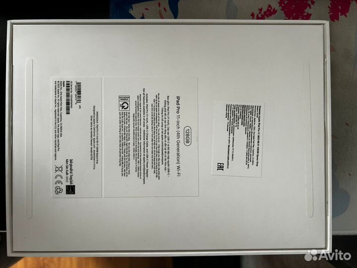 Планшет Apple iPad Pro 11 M2 (2022) 128Gb Wi-Fi