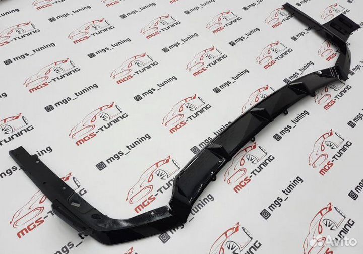 Диффузор заднего бампера BMW X7 G07 Черный