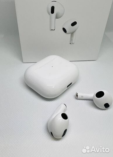 Apple AirPods 3 (1:1) + Чехол в подарок