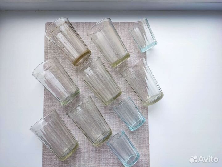 Посуда СССР чашки тарелки гранёные стаканы стопки