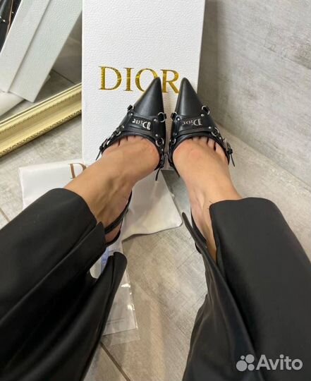 Роскошные туфли Christian Dior 2024 кожа