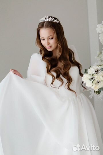 Свадебное платье 44 46 новое