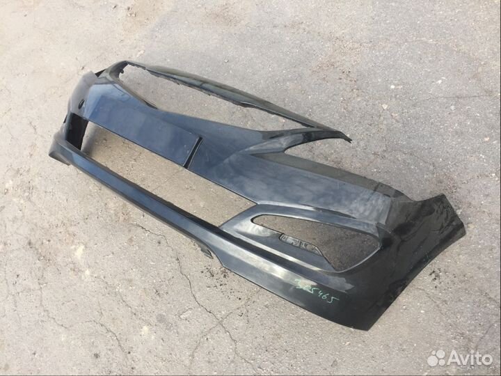 Бампер передний чёрный Hyundai Solaris 2015