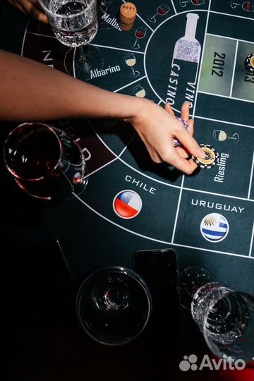 Выездные винные активности/Винное казино