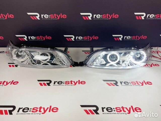 Фары Toyota Mark II 90 LED светлые U1838