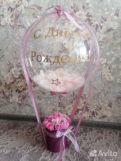 Букет из мыльных роз