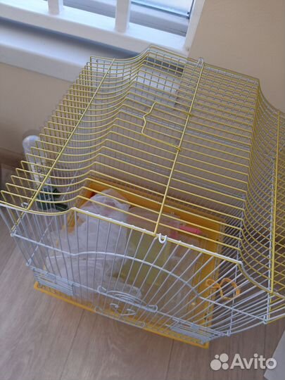 Клетка для попугая, с аксессуарами