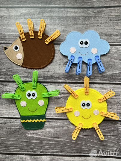 Развивающая игра из фетра