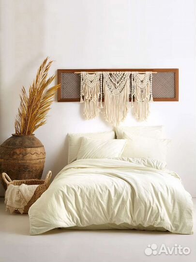 Кпб вареный хлопок 4 наволочки волан Karna