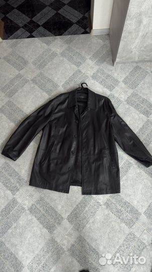 Куртка натуральная кожа мужская 58 Manzoni