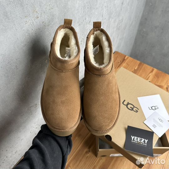 Женские Ugg Classic Ultra Mini Platform Chestnut