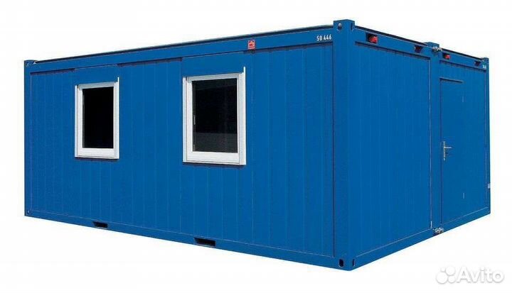 Сдвоенный блок-модуль, блок контейнер, Бытовка