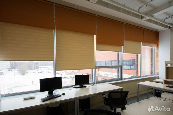 Кассетные рулонные шторы