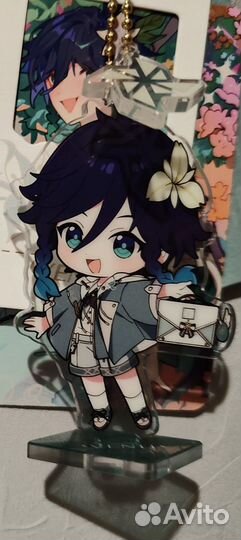 Официальный брелок-стенд Венти Genshin Impact