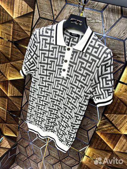 Футболка polo Balmain