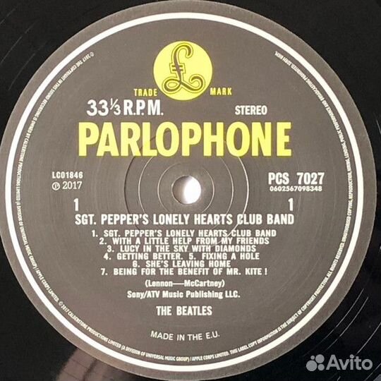Новый винил The Beatles - Sgt. Pepper's. в пленке