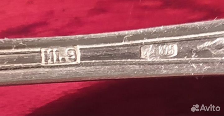 Ложки чайные серебряные