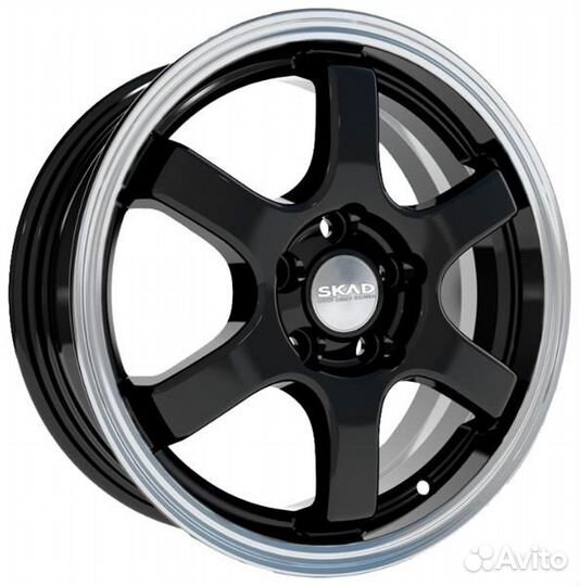 Диск Скад Киото 6х15 PCD 4х100 ET 50 DIA 60,1 черн