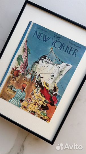 Обложка журнала The New Yorker от 14 янв 1961