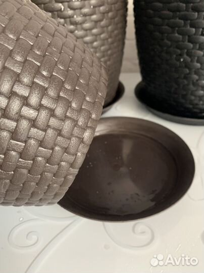 Горшки пластиковые для цветов