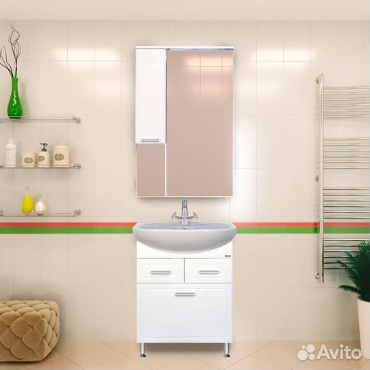 Тумба с раковиной Misty Стелла Э-Сте01065-01К2Я