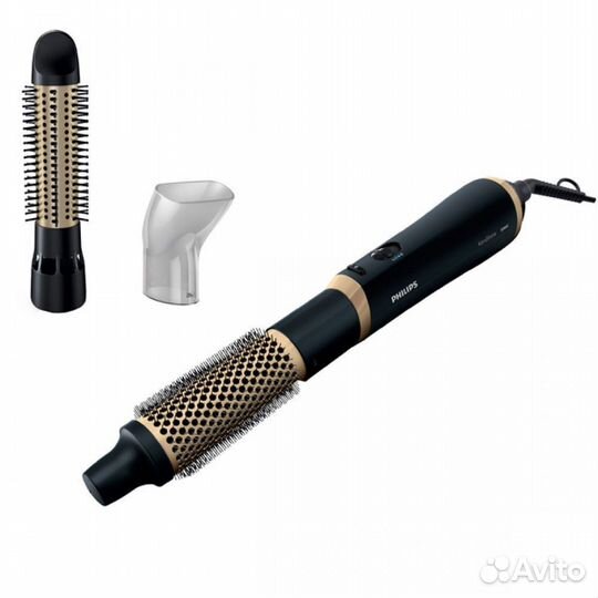 Фен-щетка Philips HP8667 Black/Gold