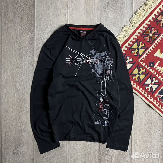 Лонгслив y2k vintage tribal oversize