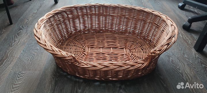 Корзина плетеная большая для животных