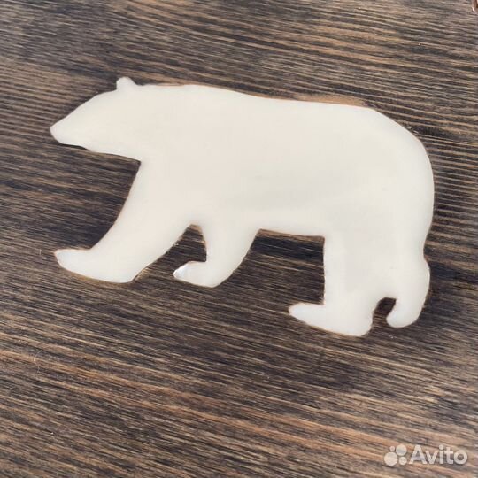 Поднос деревянный круглый